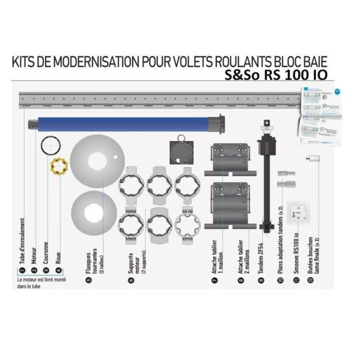 kit bloc baie io rs100 6/14